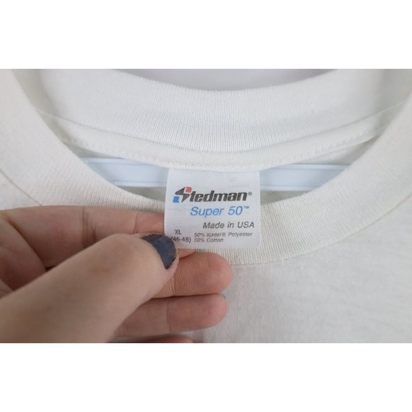 Vintage 90s Streetwear XL I Fought The Lawn and the Lawn Won Cartoon T-Shirt USA - Picture 6 of 16